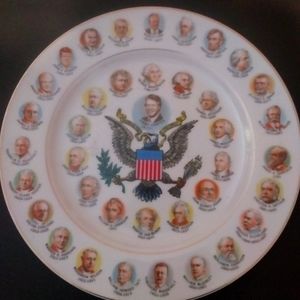 Vintage 1977 Collectible Plate - Jimmy Carter